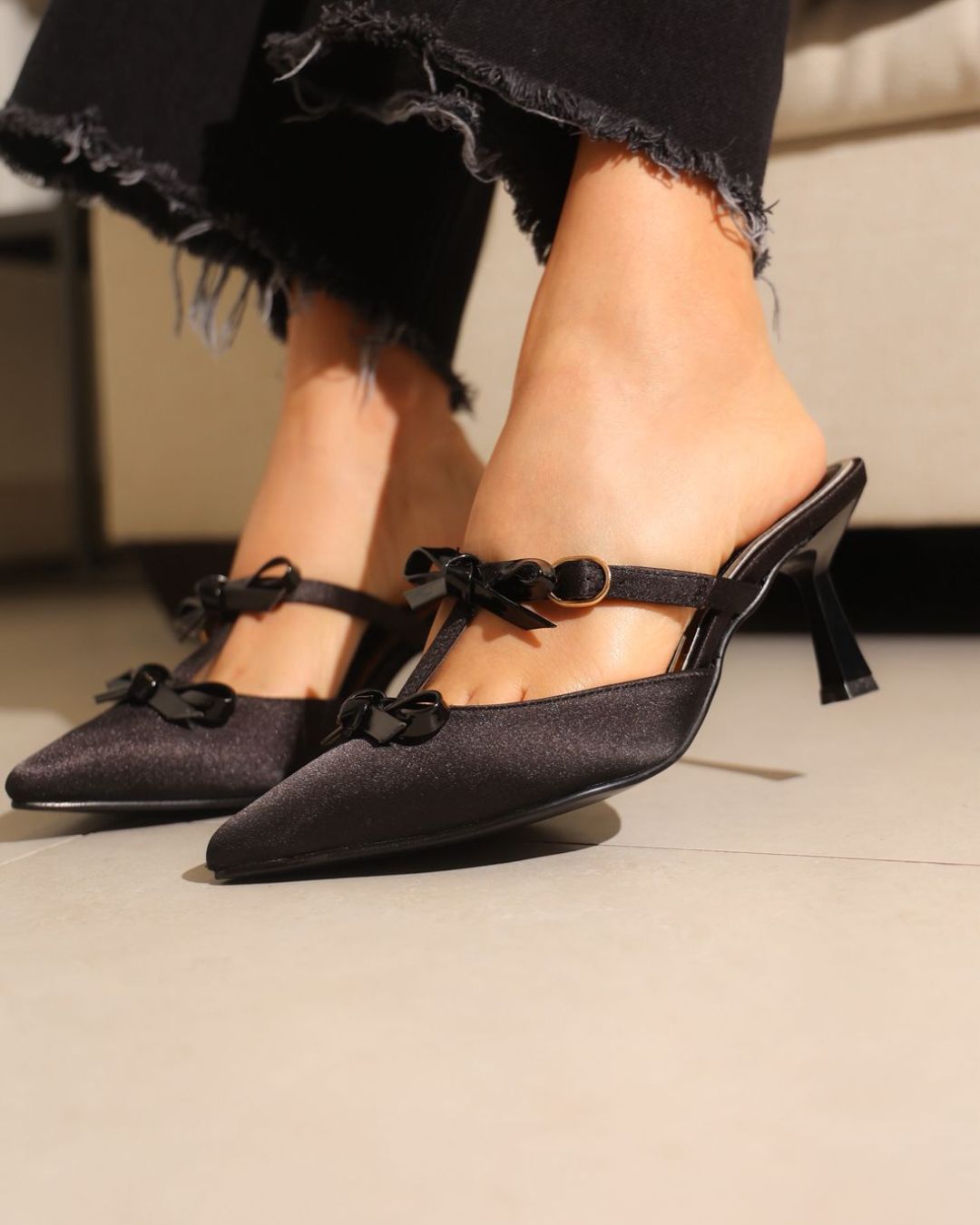1222L Shangtung Negro/Charol Negro
