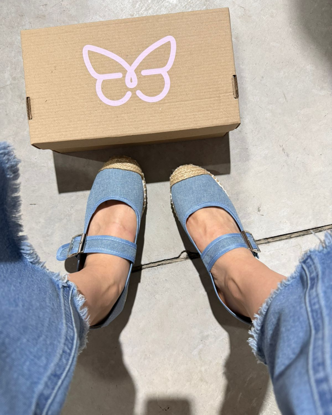 135DF Casual Sintético Textil Cielo Bitono