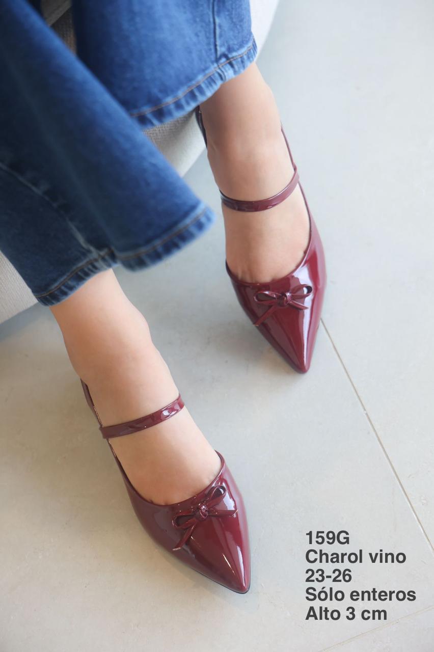 159G Charol Vino - Mayoreo Calzado Andy2024 CASUAL sin marca