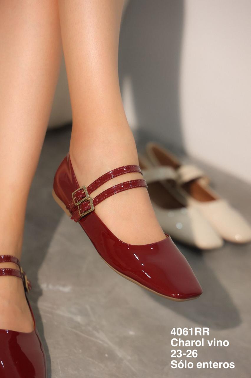 4061RR Charol Vino - Mayoreo Calzado Andy2024 CASUAL sin marca