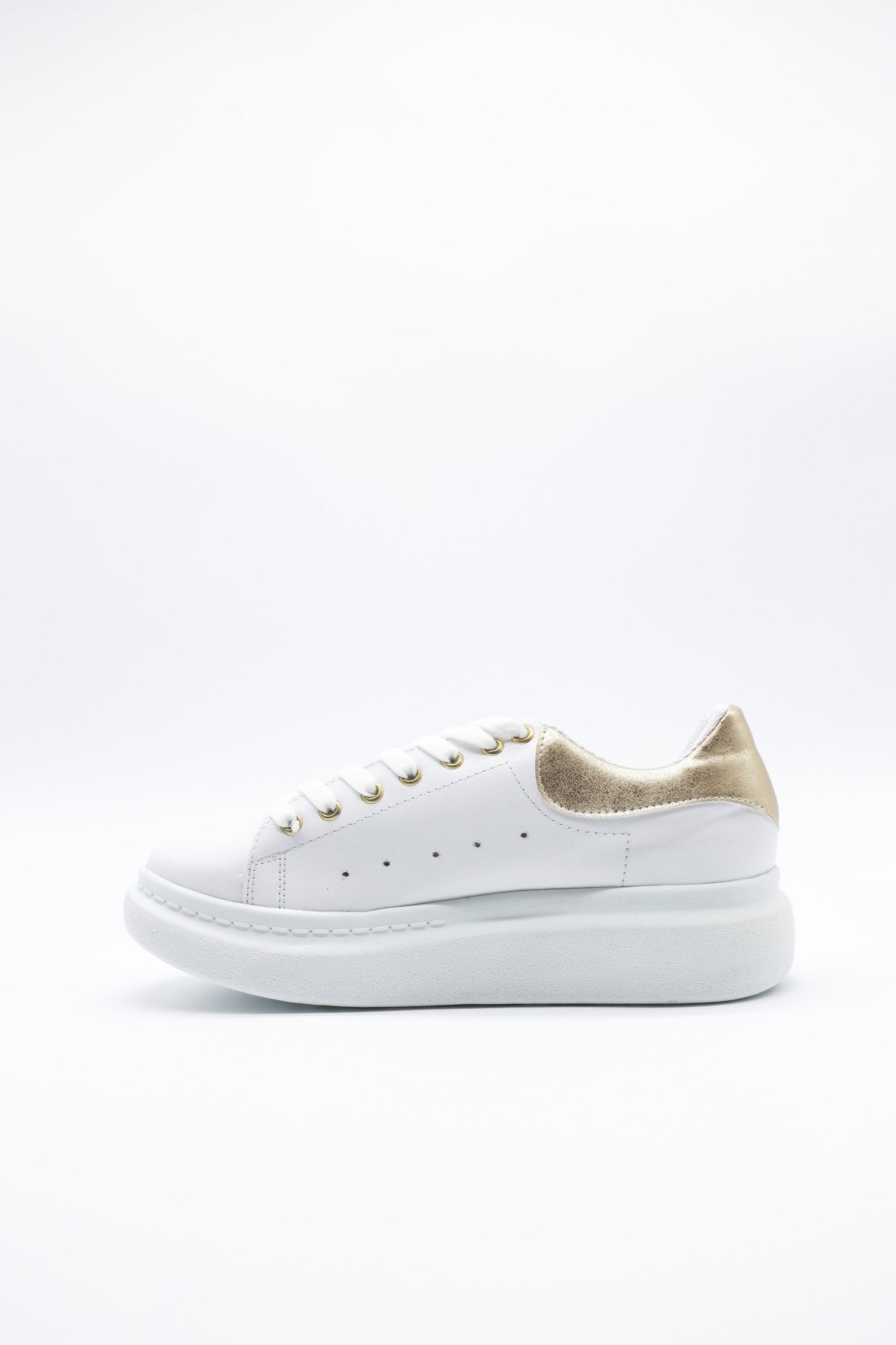 480 Sintético Blanco/Galaxi Oro - Mayoreo Calzado Andy2024 sin marca TENIS