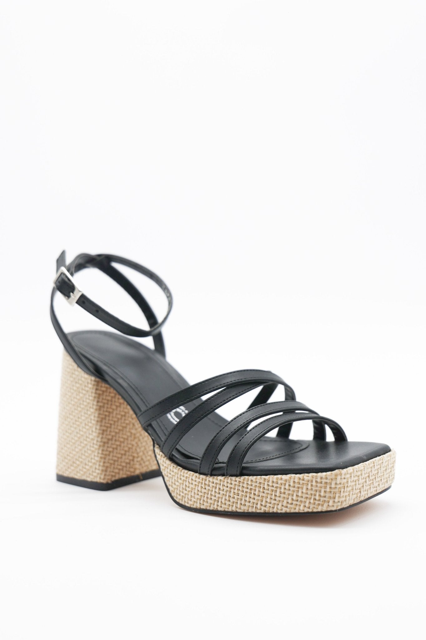 2759 Selma Negro/Yute Natural - Mayoreo Calzado Andy2024 sin marca ZAPATILLA