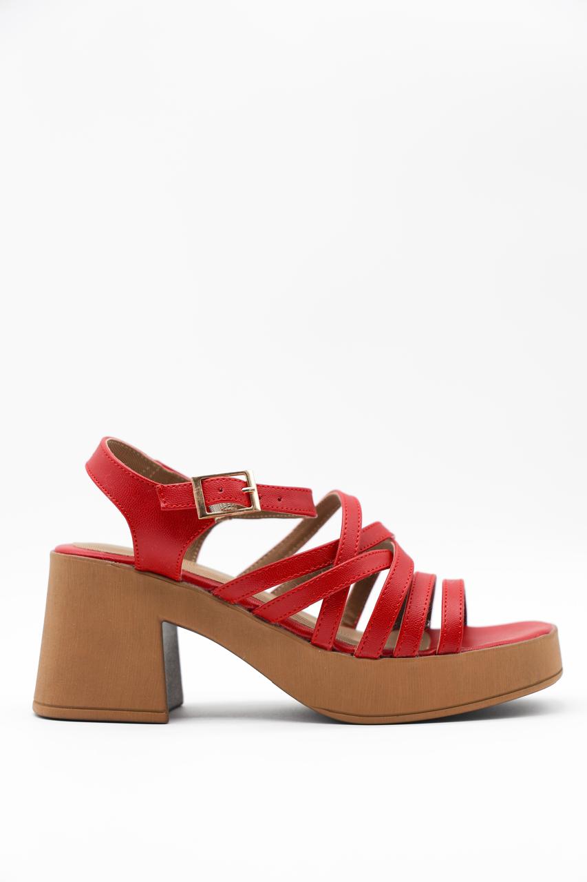 4043 Sintético Rojo - Mayoreo Calzado Andy2024 sin marca ZAPATILLA