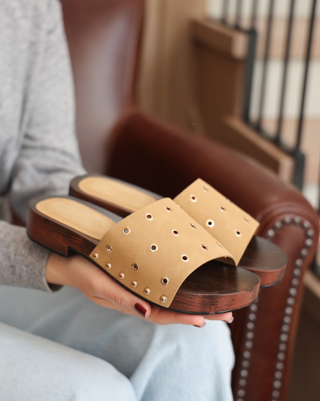 207I Sandalia Sintético Camel