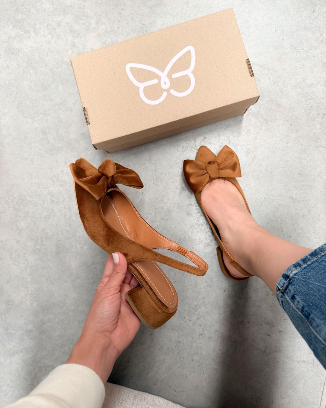 2519R Zapatilla Sintético Terciopelo Camel