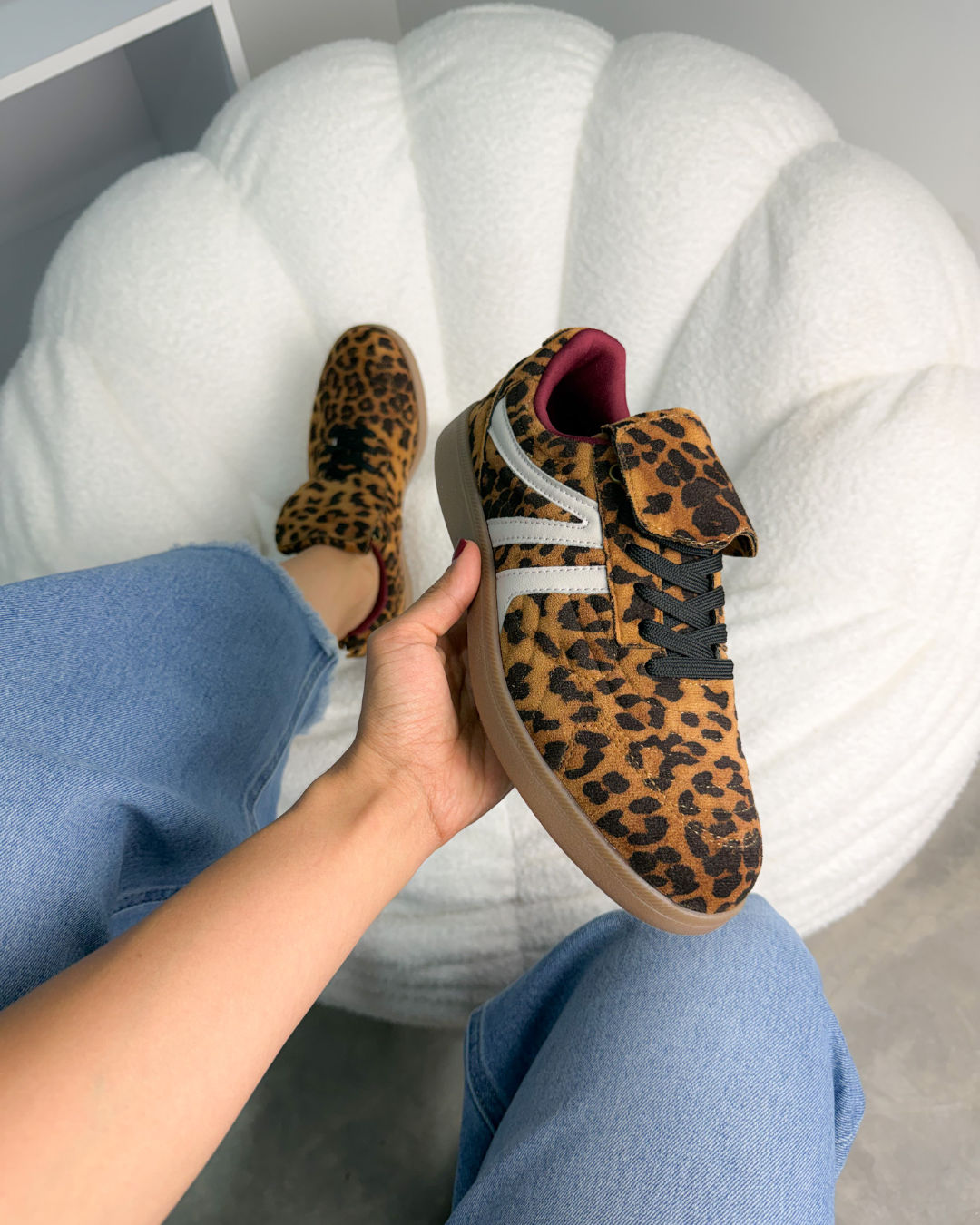 173I Estampado Leopardo Café