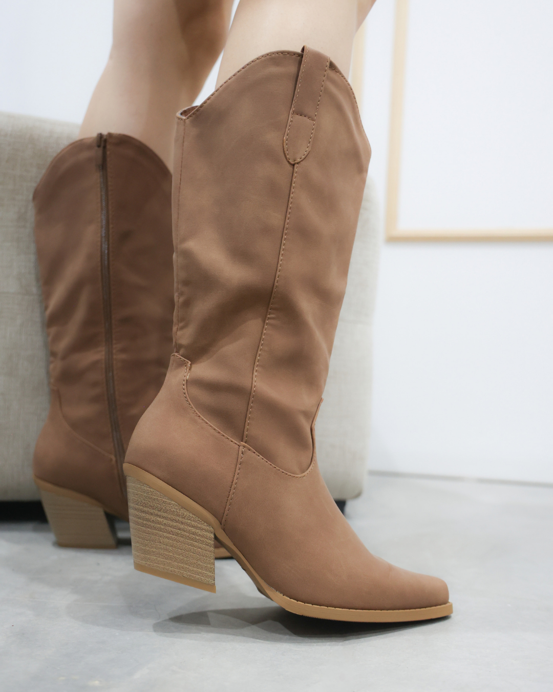 333AR Bota Sintético Tan