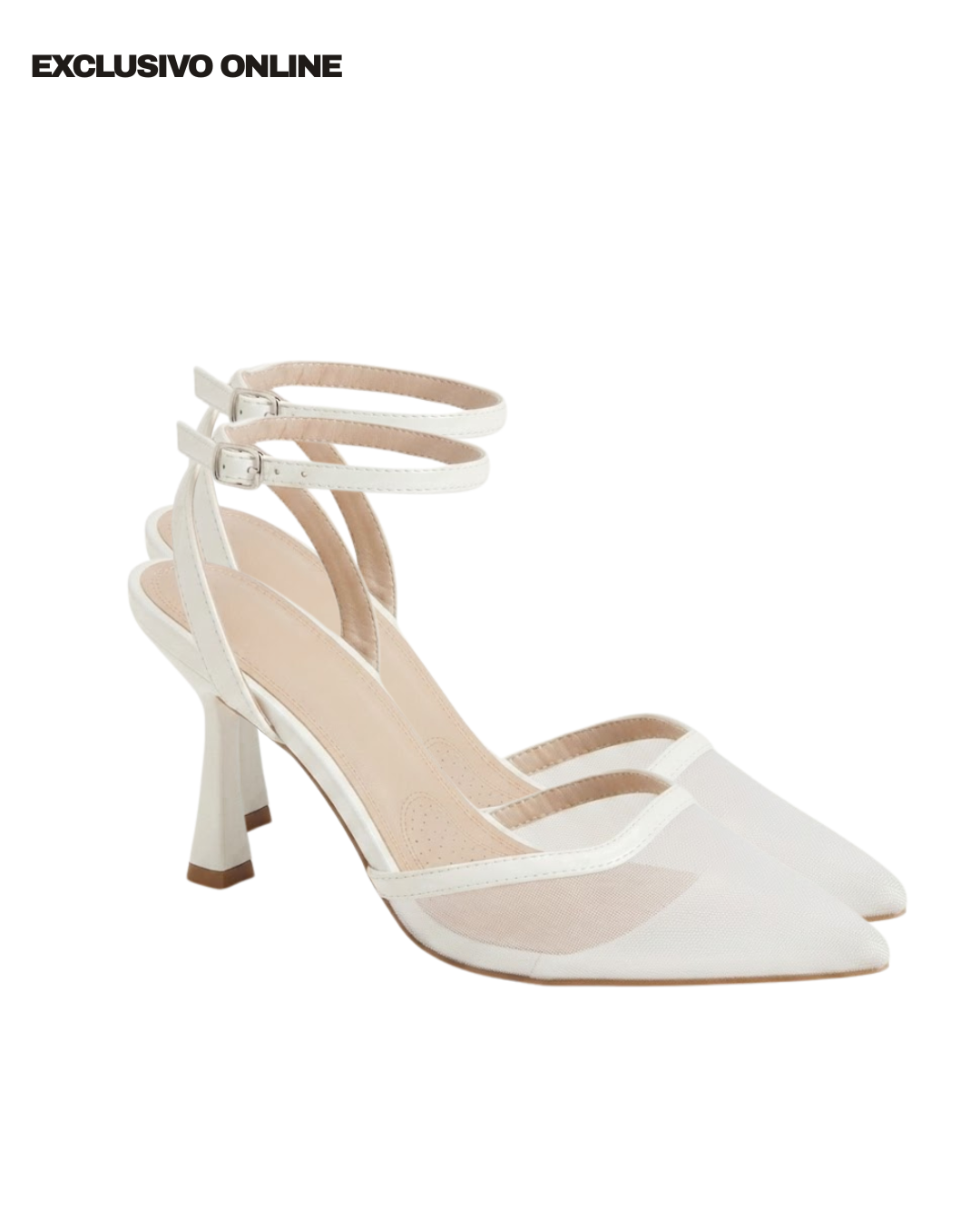 272AR Zapatilla Sintético Malla Blanco
