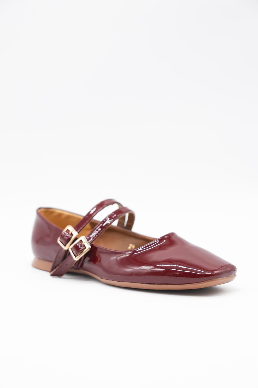 4061RR Zapato Sintético Charol Vino