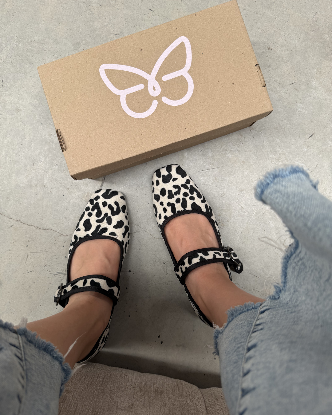 4070 Casual Sintético Dálmata Negro