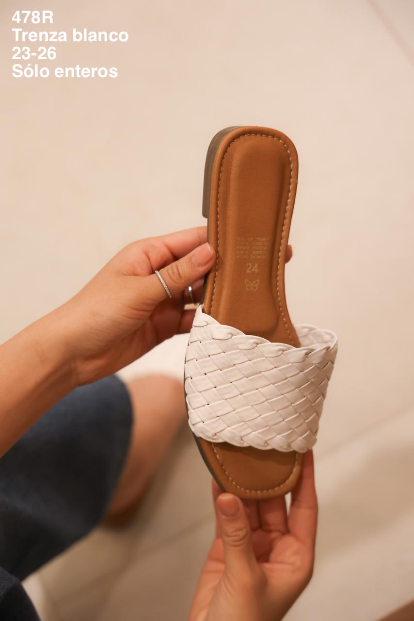 478R Trenza Blanco