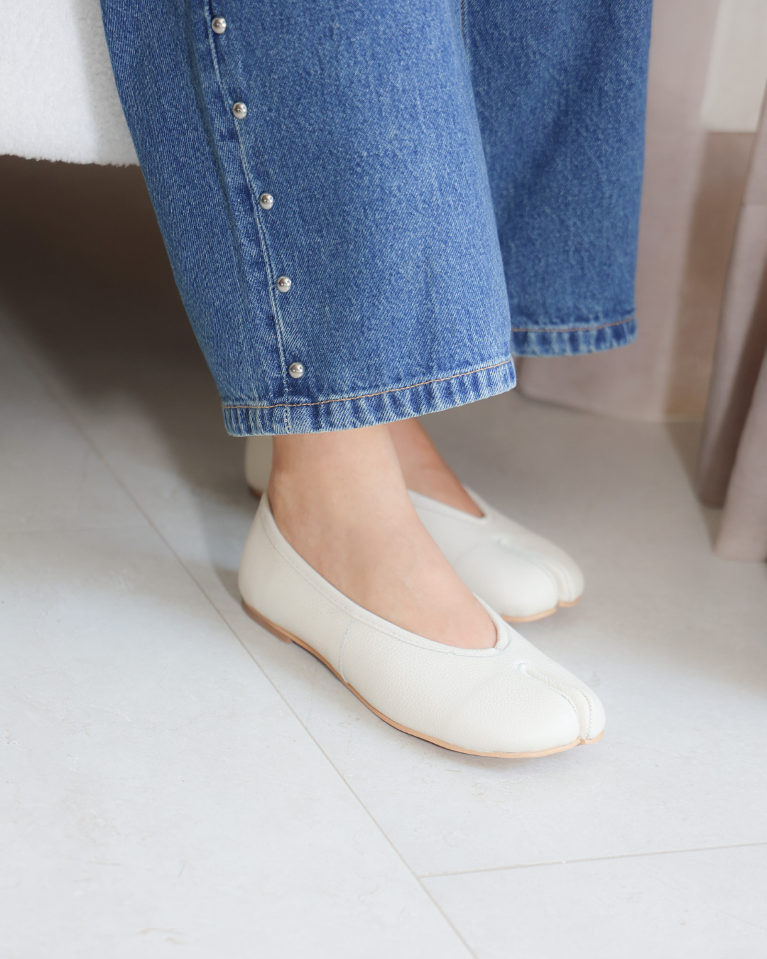 4801R Tabbi Piel Late Zapato Estilo Japones