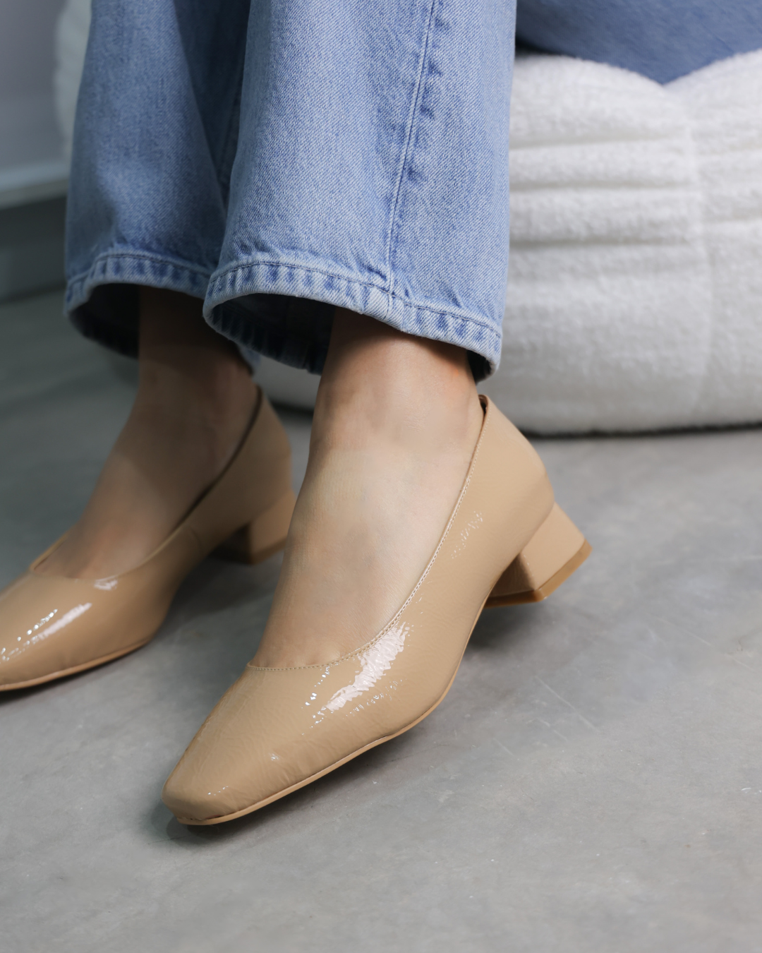 100J Charol Arrugado Maquillaje