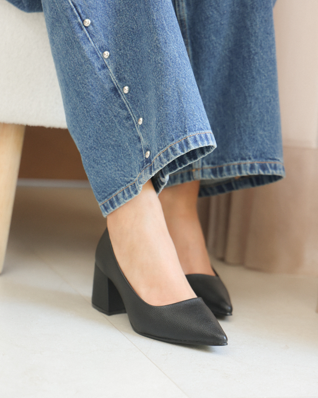 850R Zapatilla Sintético Floter Negro