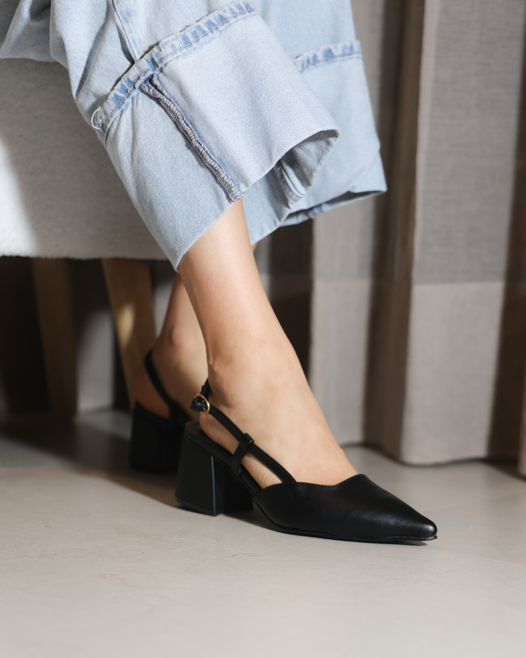 860R Zapatilla Sintético Santorini Negro
