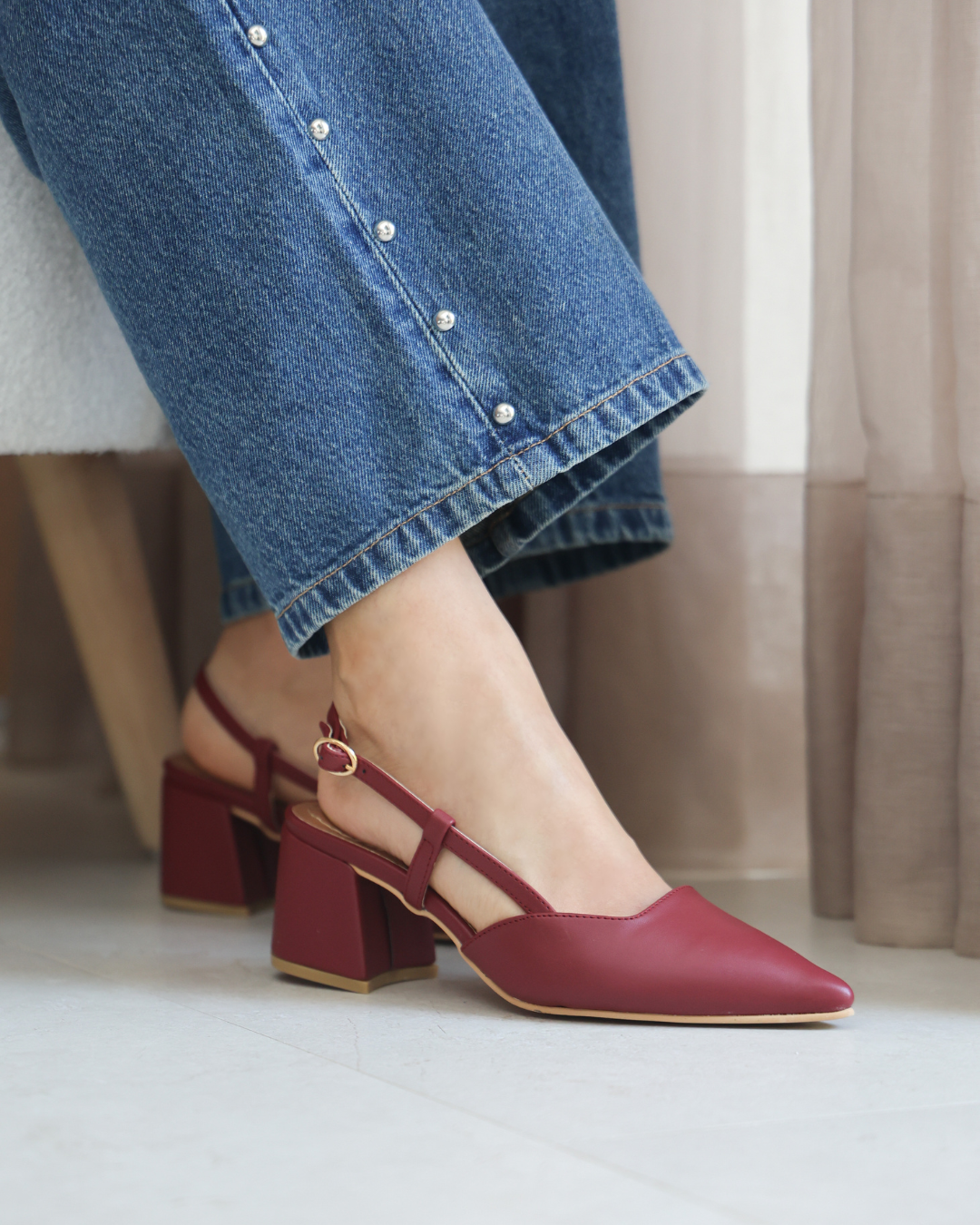 860R Zapatilla Sintético Santorini Vino