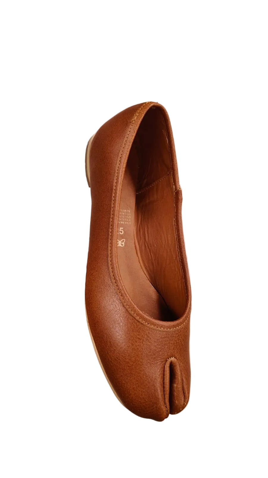 4801R Tabbi zapato estilo japones color tan hecho con material de alta calidad