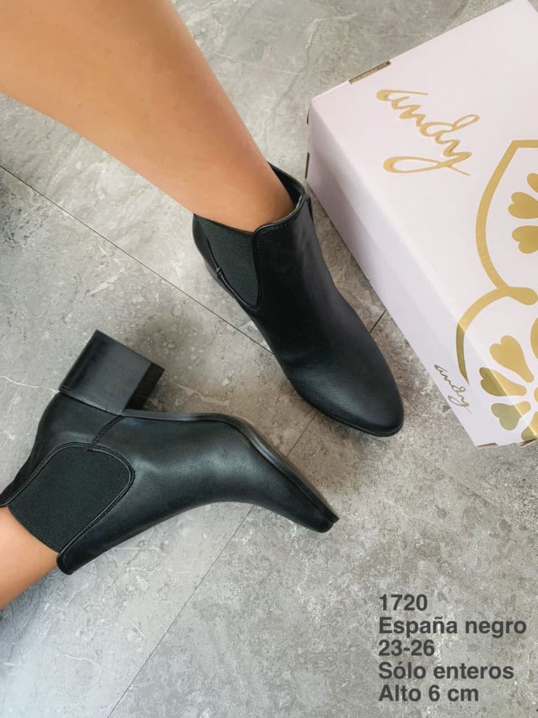 1720 España Negro - Mayoreo Calzado Andy -