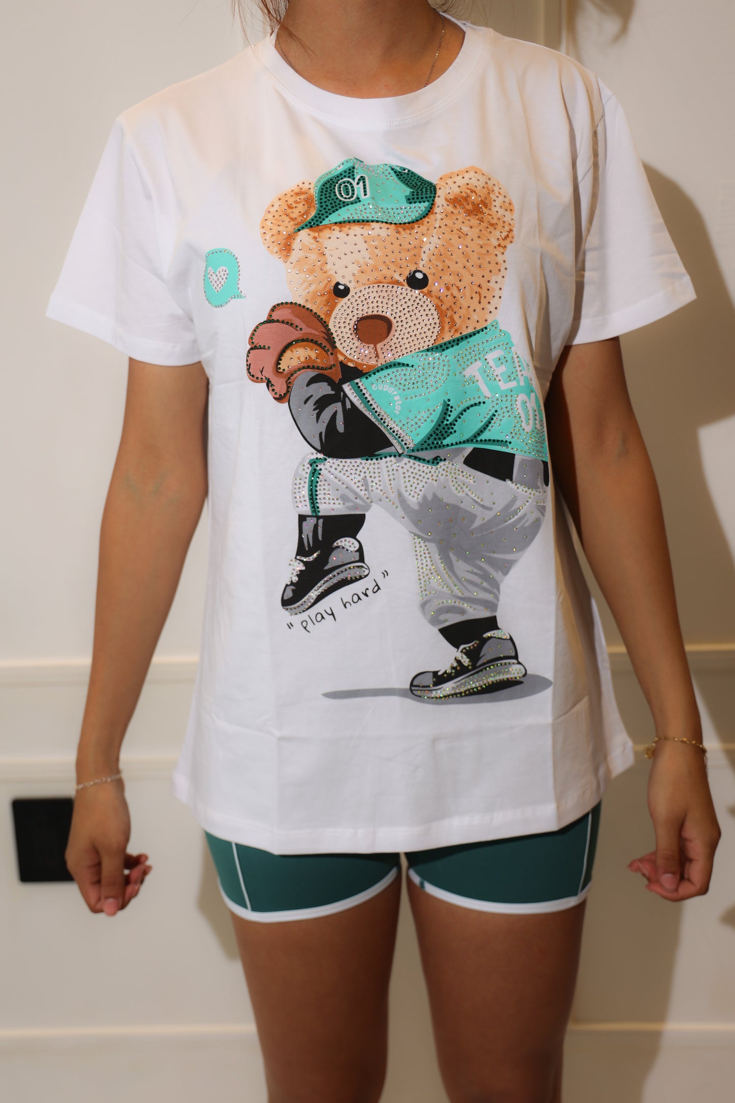 20621 Blusa Blanco/Verde