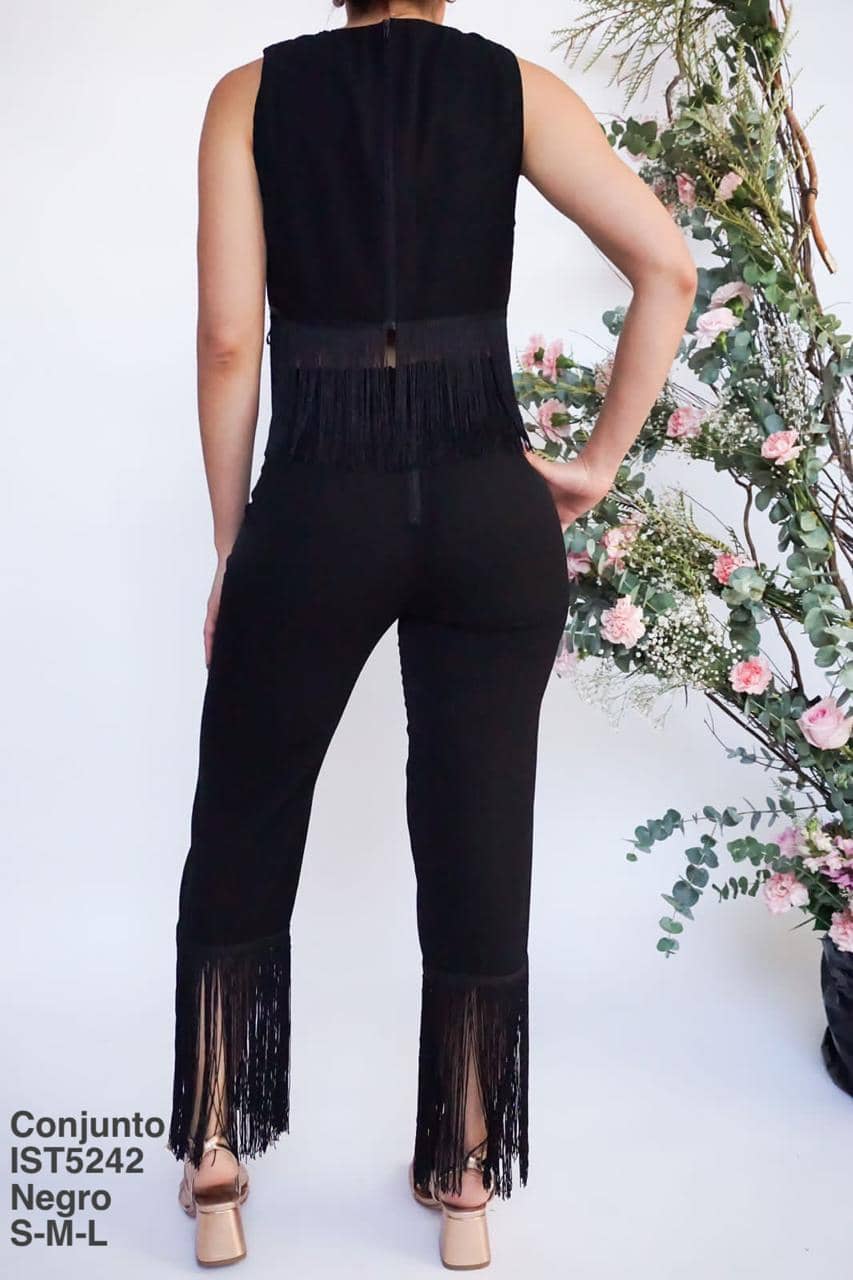 IST5242 Conjunto Negro - Mayoreo Calzado AndyROPA