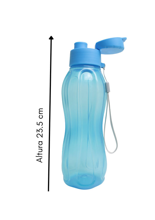 CH41788-1B Botella Mediana 550 Ml Azul - Mayoreo Calzado AndyHOGAR