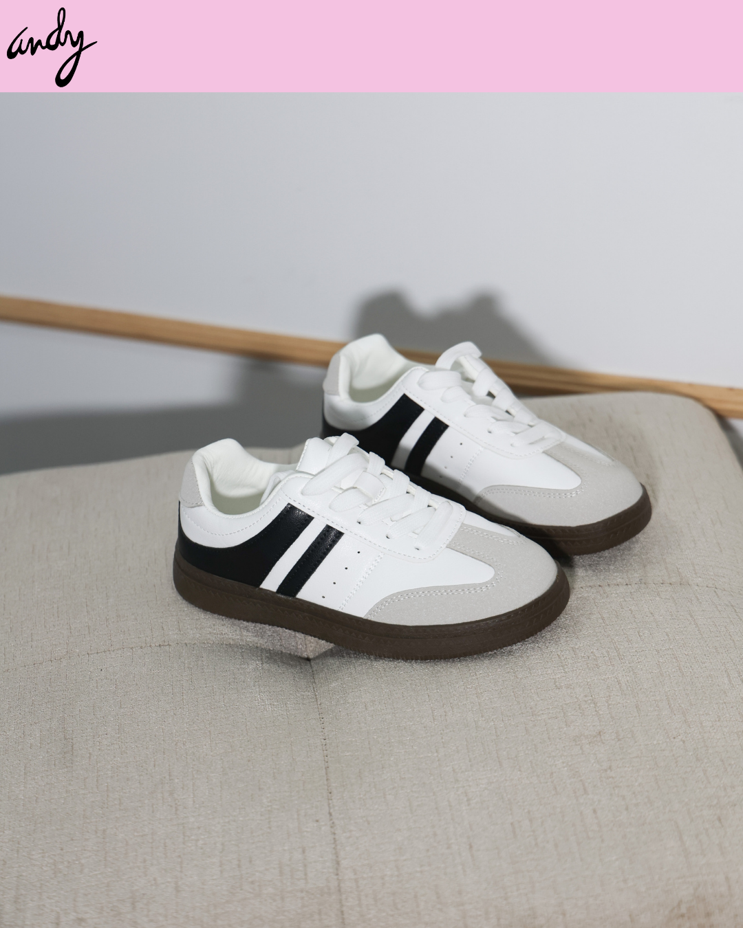 01AR Tenis Niño Unisex Sintético Blanco/Verde