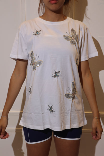 20310 Blusa Blanco/Plata