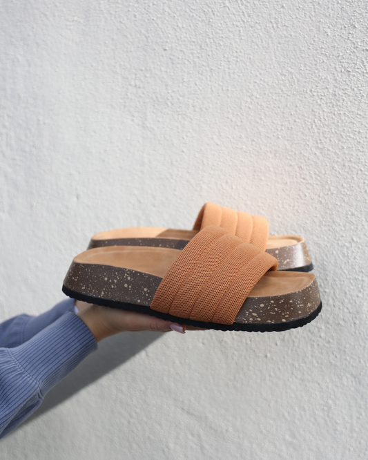 197I Sandalia Textil Camel