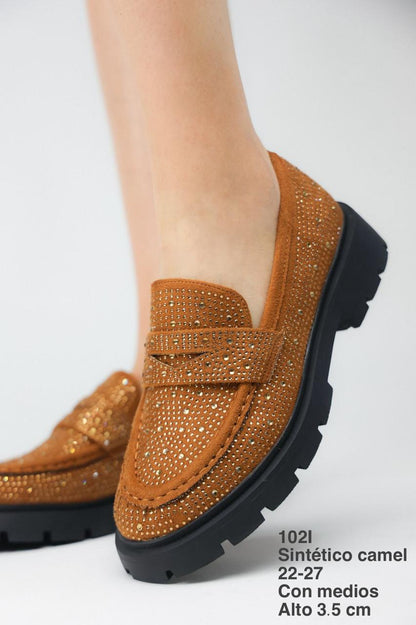 102I Casual Sintético Camel