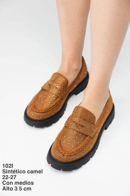 102I Casual Sintético Camel