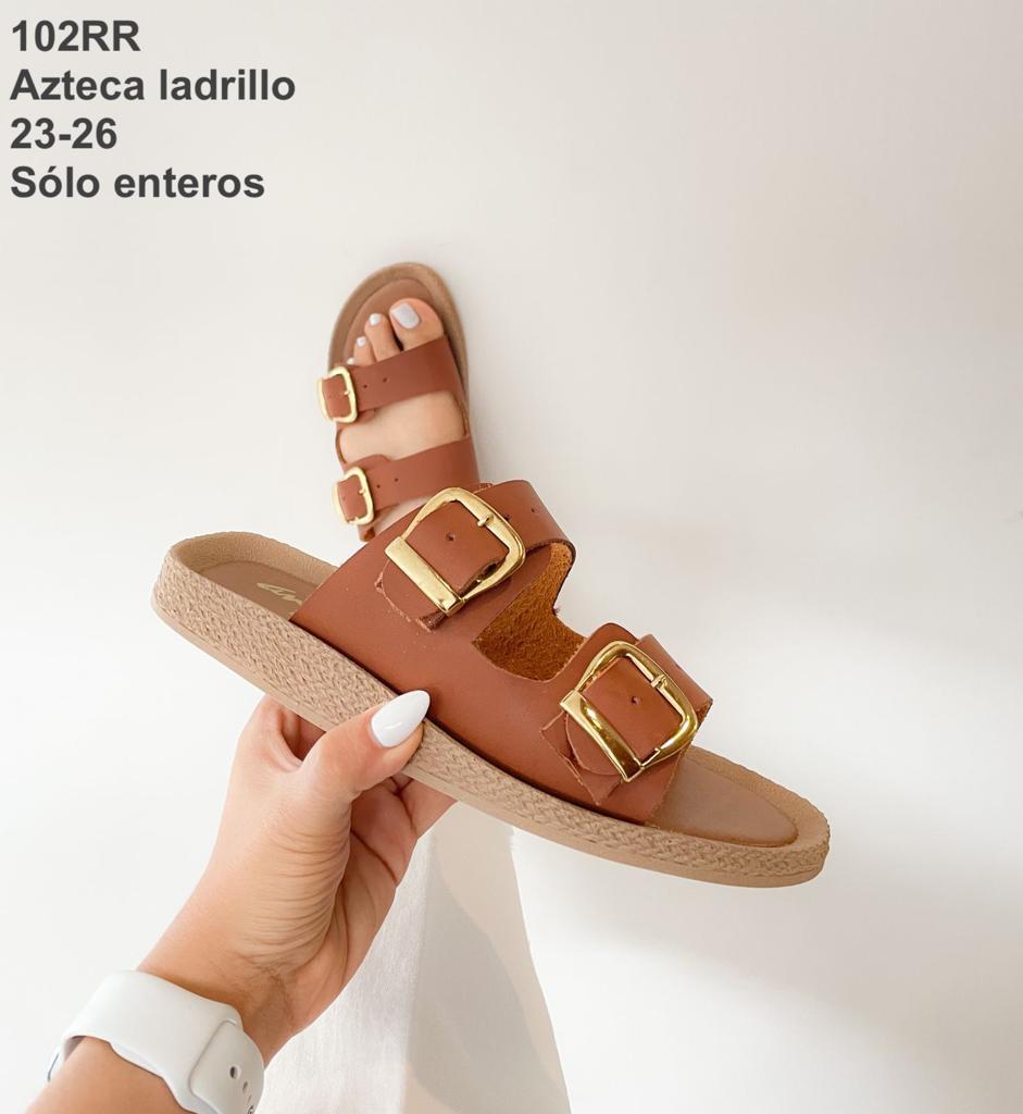 102Rr Azteca Ladrillo - Mayoreo Calzado Andy