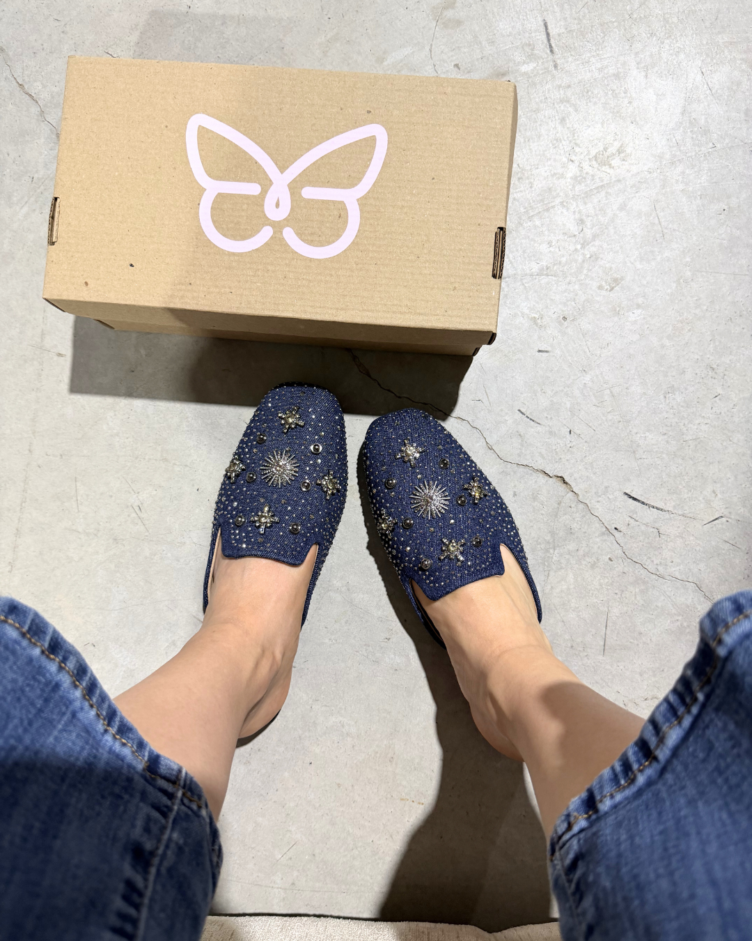 224AR Casual Sintético Mezclilla Azul