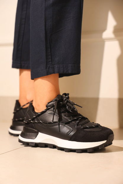 117I Sintético Negro/Gamuza Negro