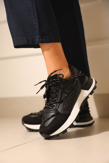 117I Sintético Negro/Gamuza Negro