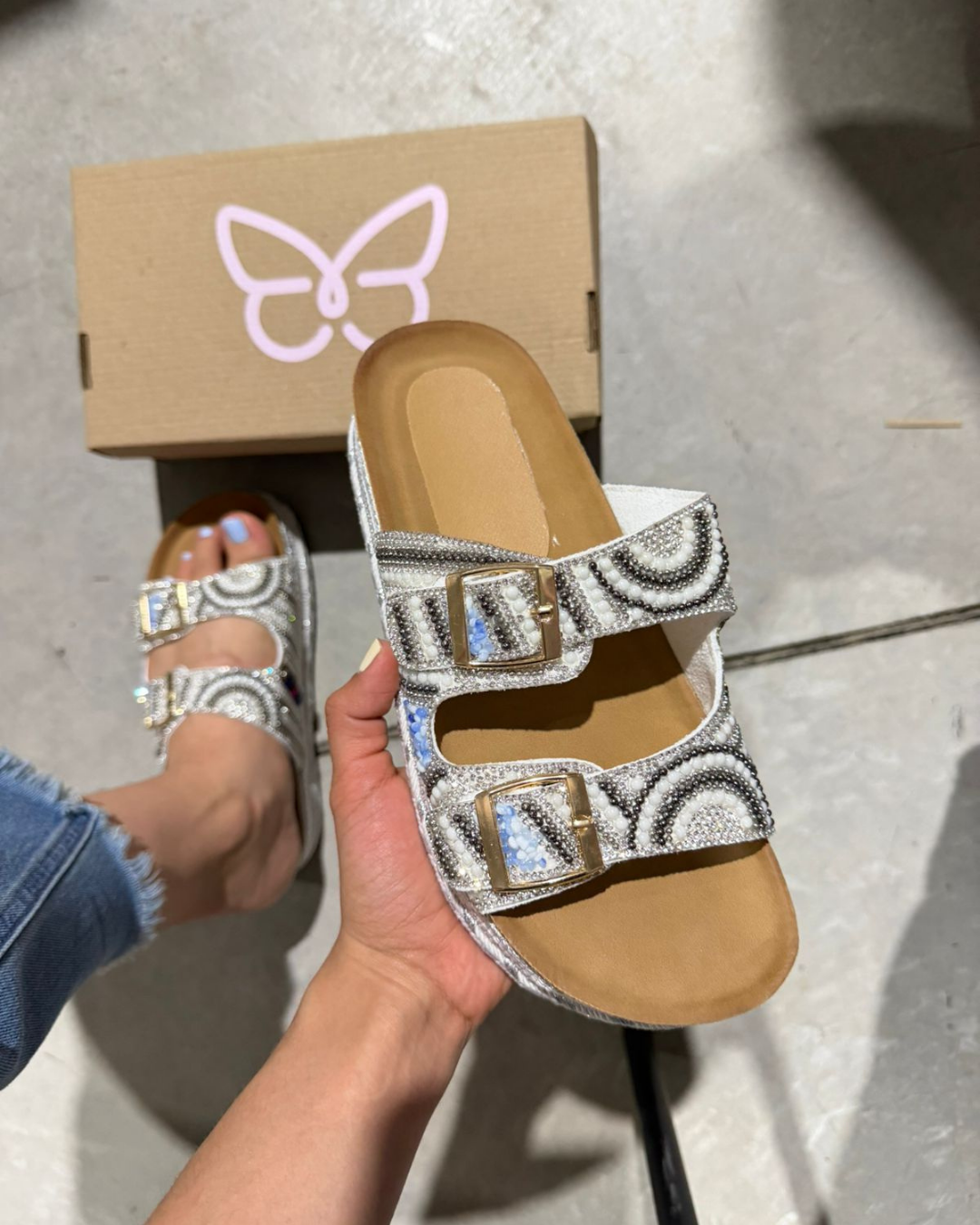 11A Sandalia Sintético Blanco