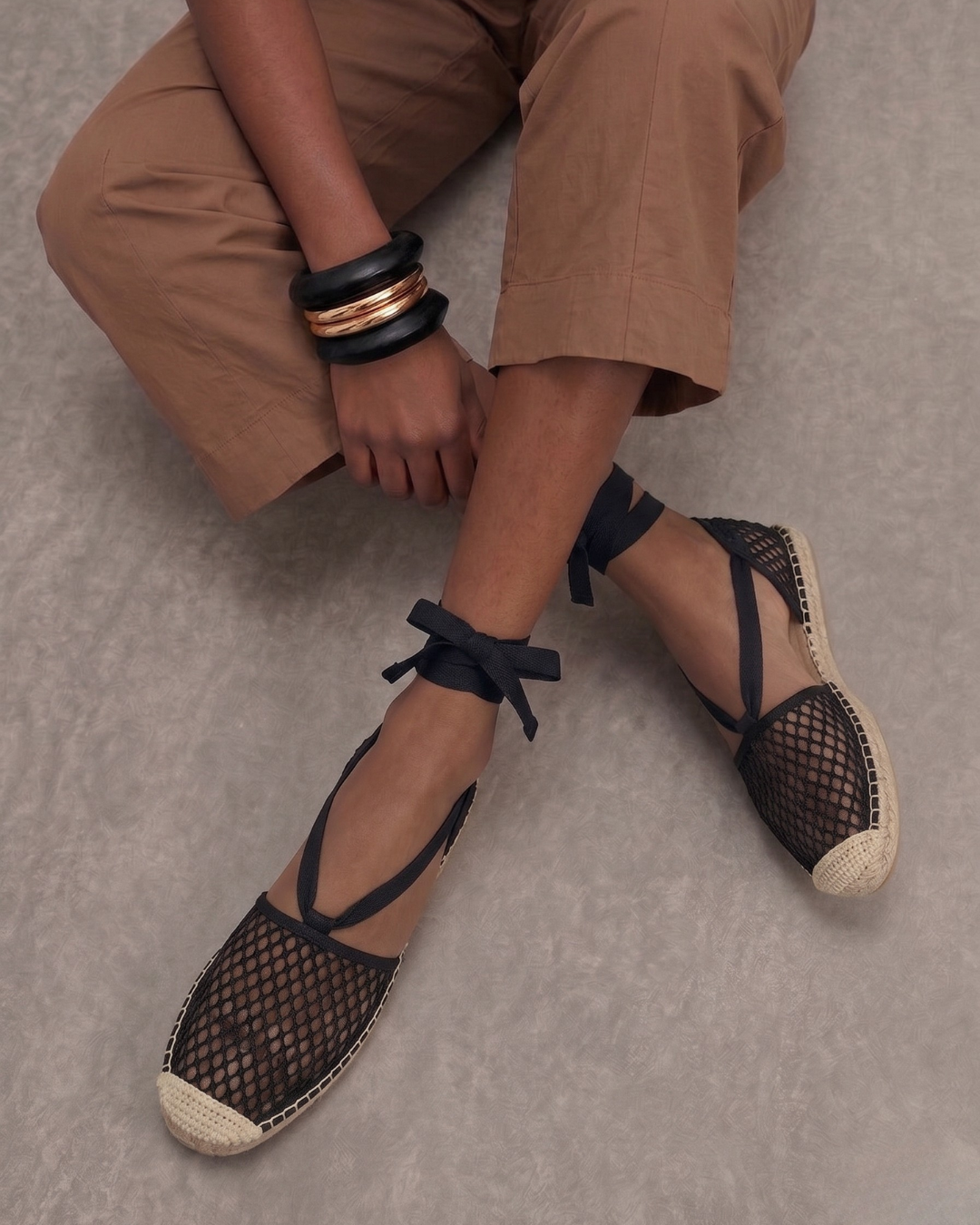 270AR Casual Sintético Malla Negro