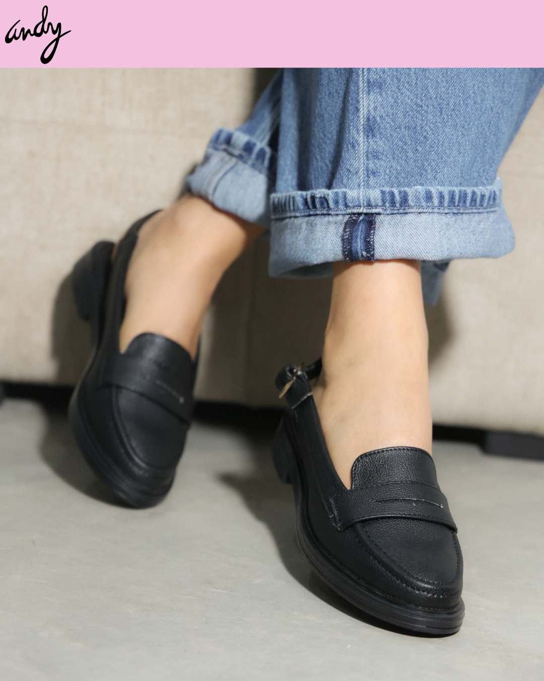 12019R Casual Sintético Floter Negro