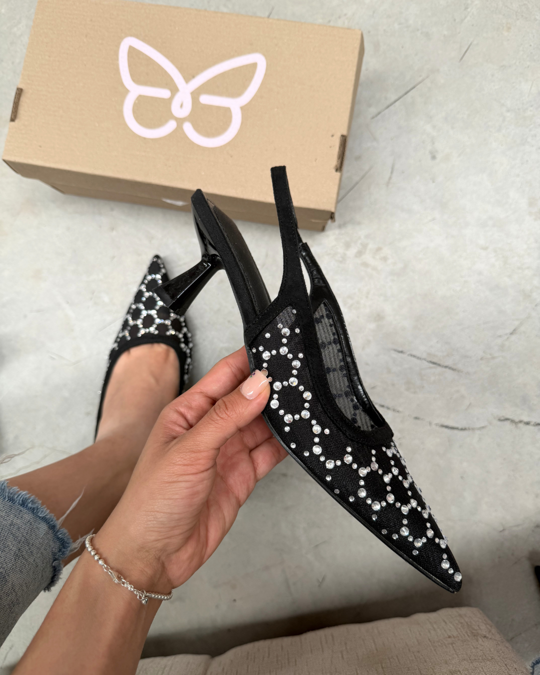 228AR Zapatilla Textil Negro