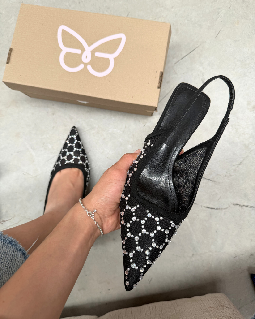 228AR Zapatilla Textil Negro