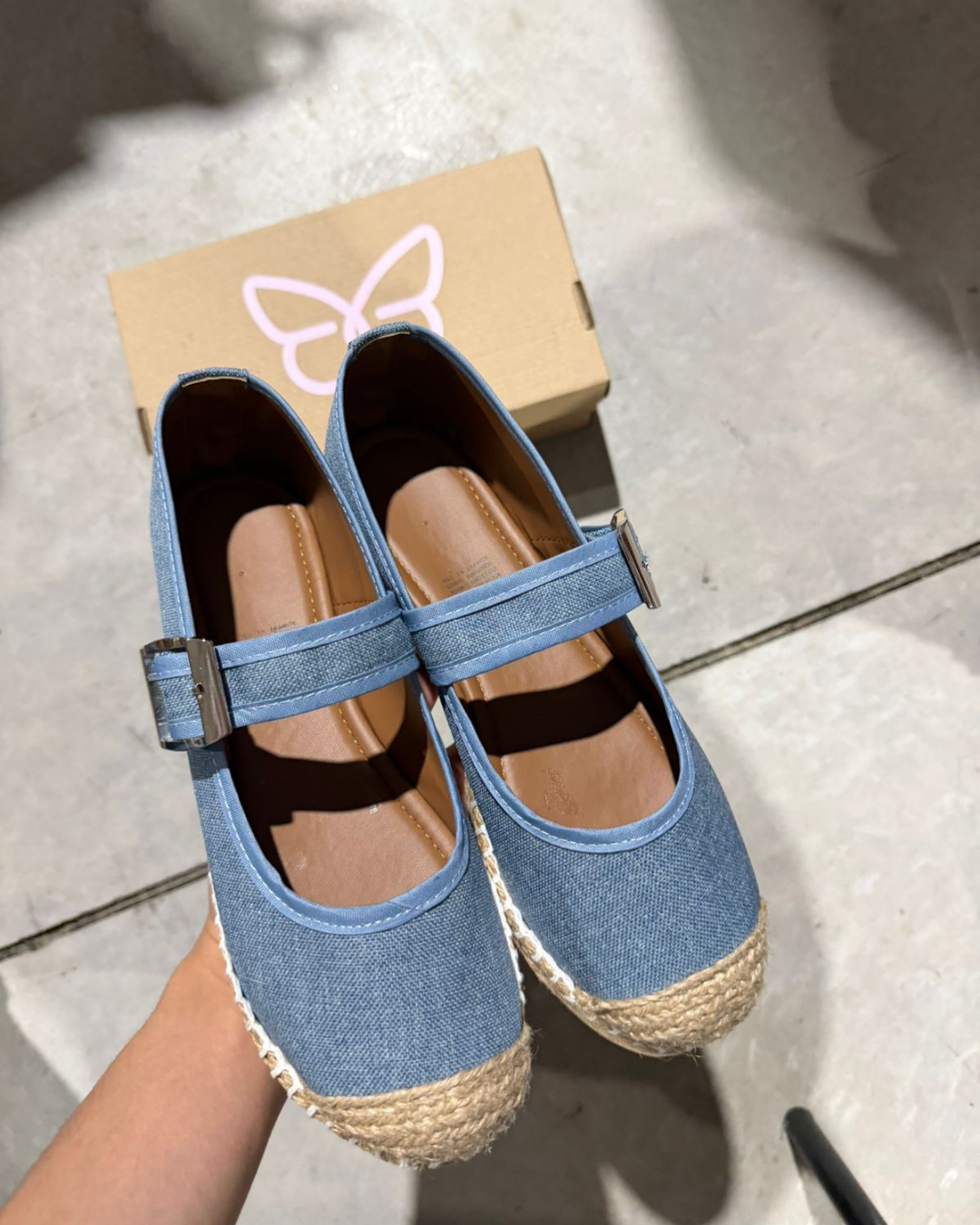 135DF Casual Sintético Textil Cielo Bitono