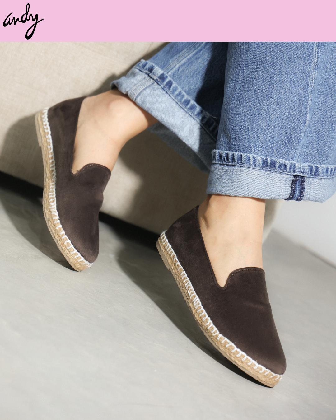 136DF Casual Sintético Terciopelo Cocoa