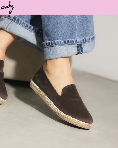 136DF Casual Sintético Terciopelo Cocoa