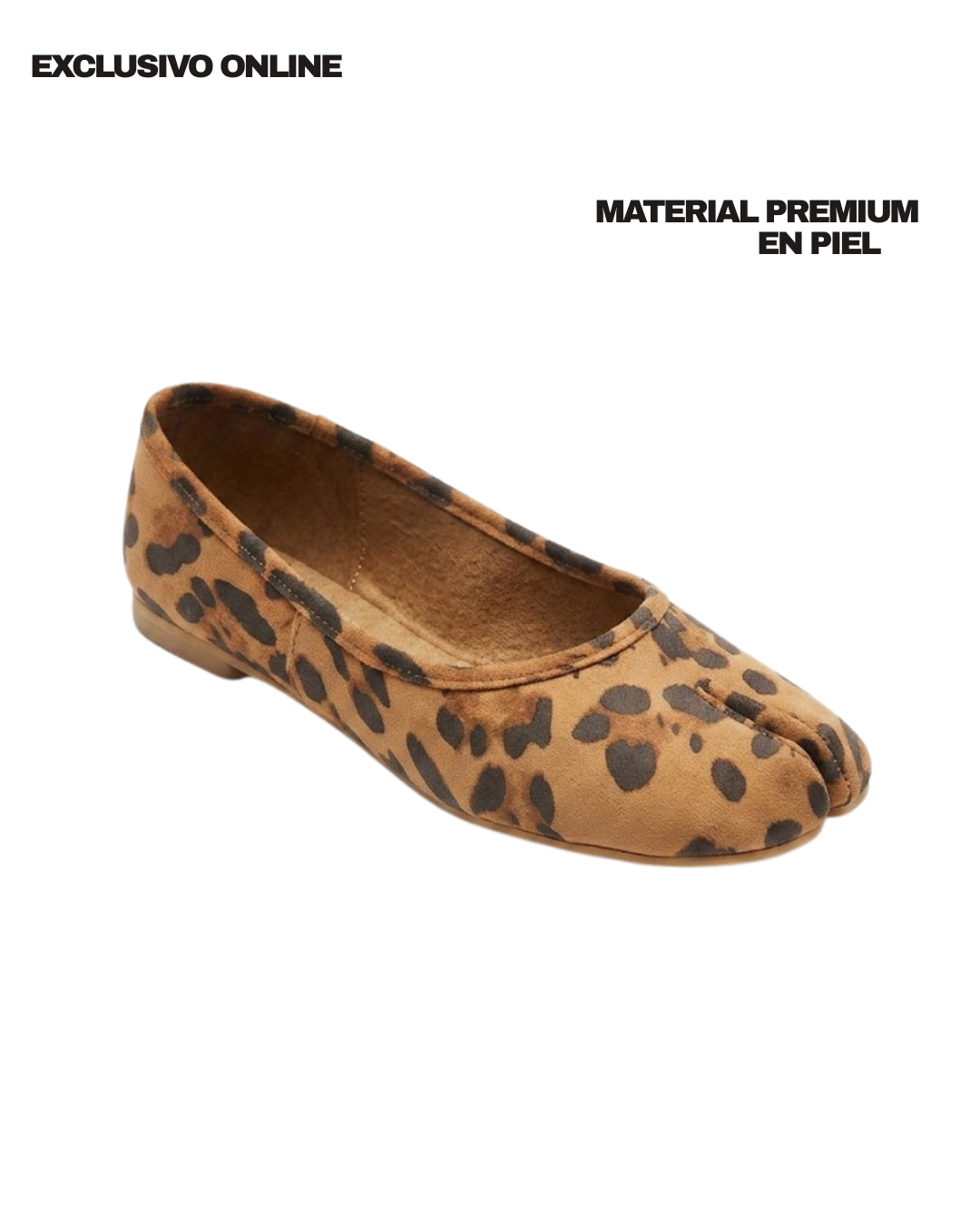 4801R Tabbi zapato estilo japones color animal print hecho con material de alta calidad