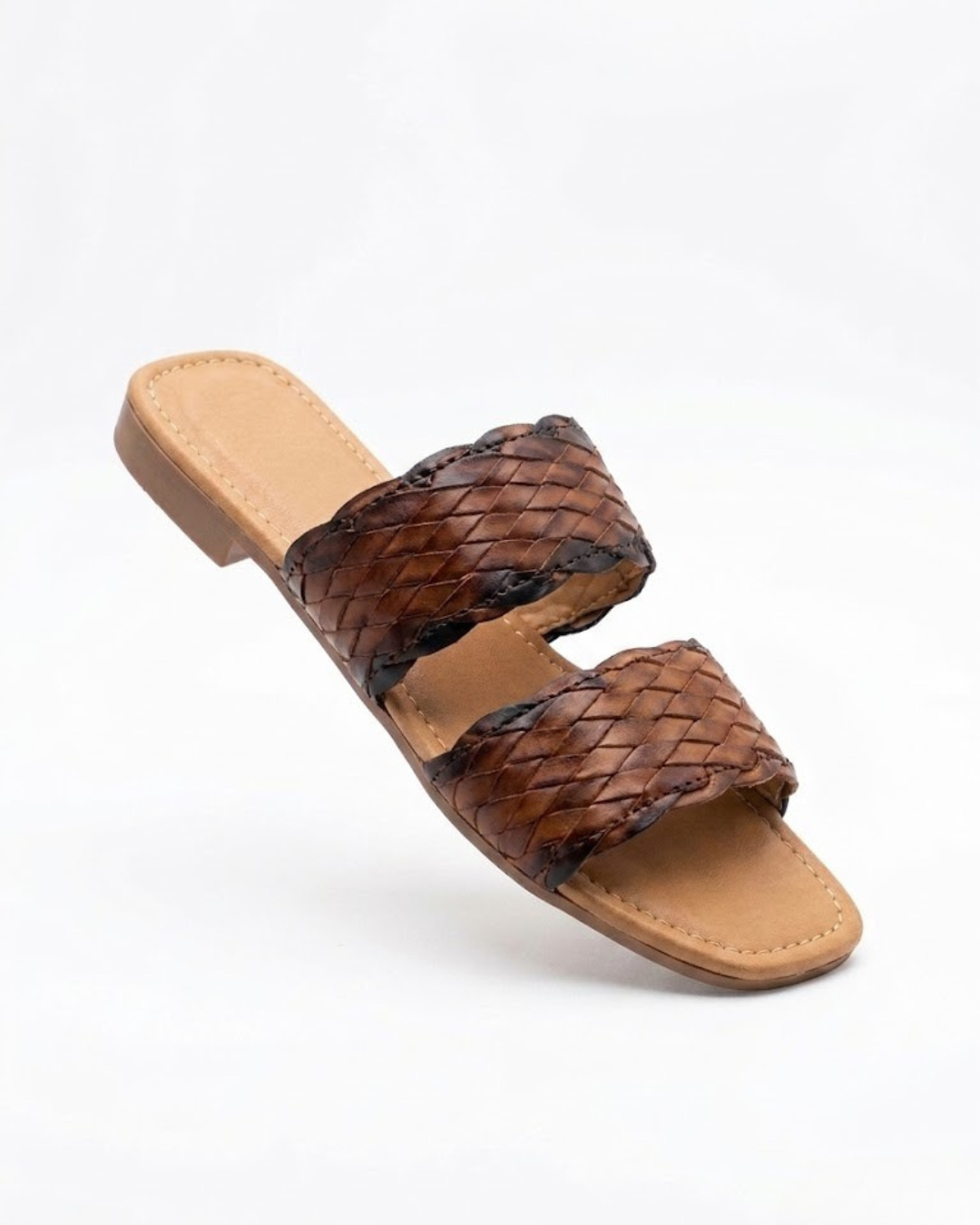 541R Sandalia Sintético Trenza Moka