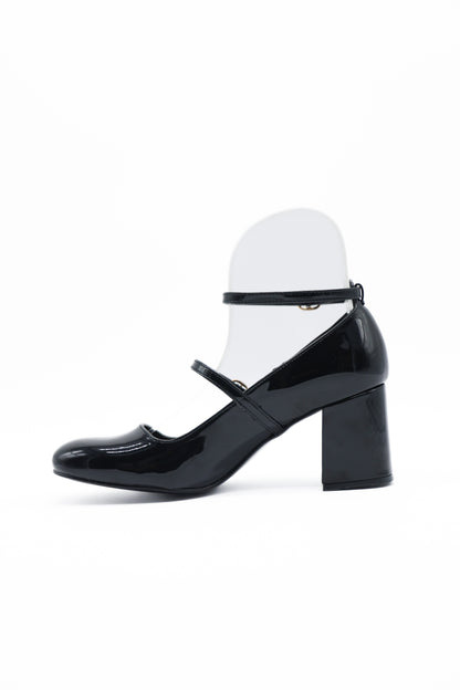 1402L Zapatilla Charol Negro