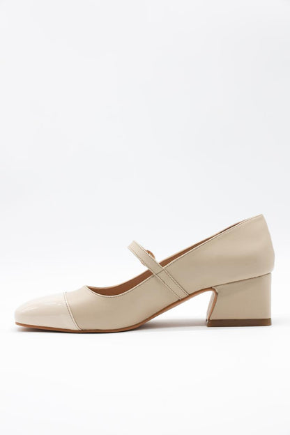 1454 Zapatilla Sintético Miga/Charol Miga