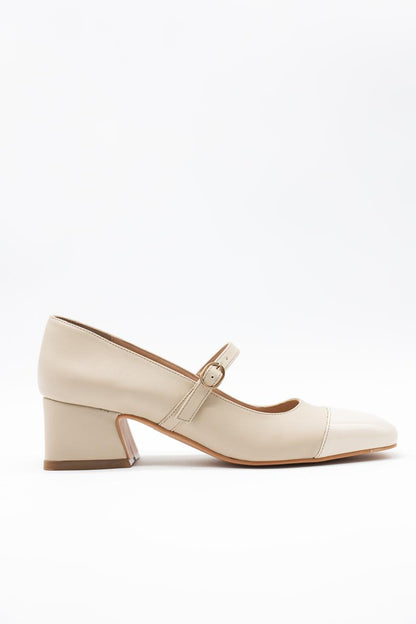 1454 Zapatilla Sintético Miga/Charol Miga