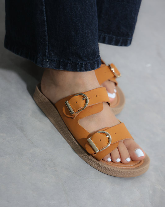 102RR Sandalia Sintético Azteca Camel