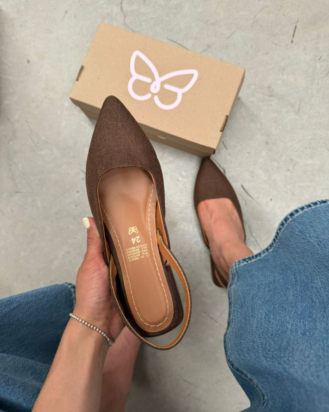 1513R Zapatilla Curri Café Bitono