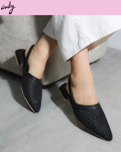 1518R Zapatilla Sintético Malla Textil Negro